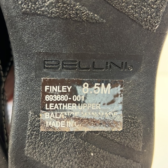 Bellini Womens Navy Leather Chunky Comfy Sandals Size 8.5 New Without Tags - Picture 12 of 12